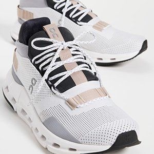 Women's ON Cloudnova White/Sand Sneakers Size 8 NEW